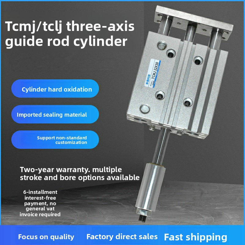 tcmj25-12-16-20-tclj32-40-50-63-100-150-200-225-250s-three-axis-adjustable