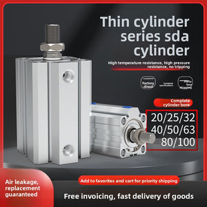Thin cylinder large thrust SDAS32/25/SDA25/16/20/50/63/80/125/200S long stroke