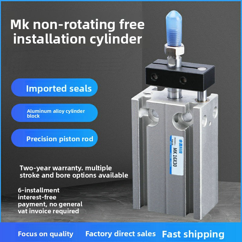 mkj20-10-25-32-non-rotating-cylinder-mk16x5-10-15-20-25-30-35-40-50-60-25s