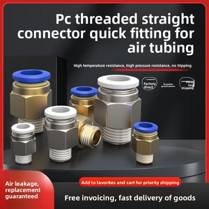 PC through connector PC8-01 PC6-M5/PC6-02 PC10-02 PC12-02 pneumatic trachea connector 16