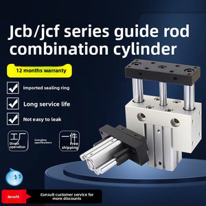 Pneumatic vertical thin guide cylinder JCF20/25/32/30JCB40/50/63/10/40/50/75/100