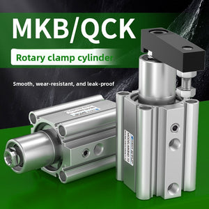 Rotary clamping corner cylinder 90 degrees QCK QCKL25X10X20X30S QCKR20/MKB16/12 bore